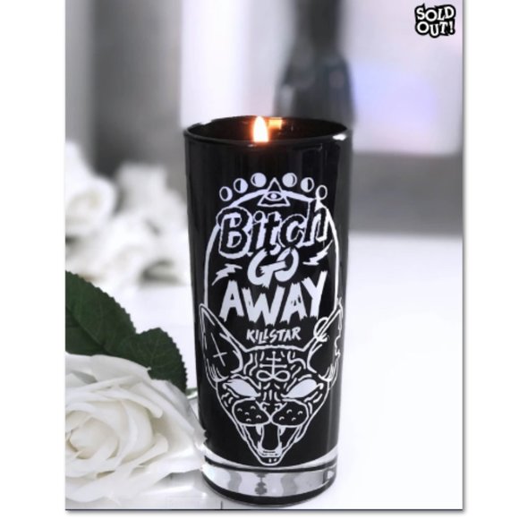 Killstar Other - B*tch Go Away candle